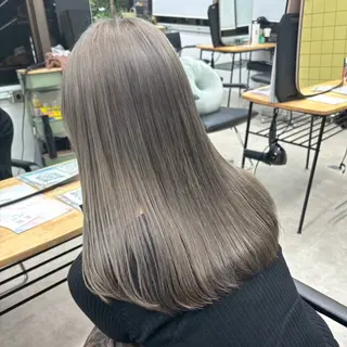 セミロング 横浜カラーモデル/ オージュア/ミユ🐰のヘアスタイル