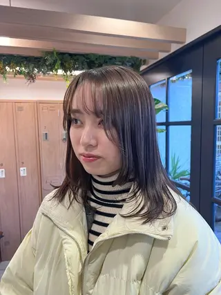 ミディアム 🪽ナチュラルヘア* 大下唯奈🪽🫧のヘアスタイル