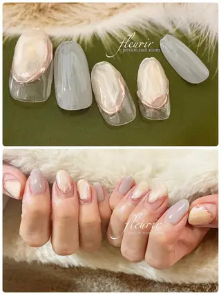 ネイル フルリール 【プライベートサロンのネイルデザイン