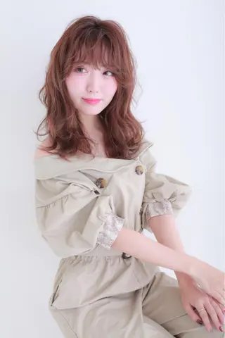 ロング 坪井 彰吾のヘアスタイル