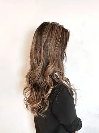 ロング 韓国レイヤーカット KOUKIのヘアスタイル