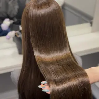 セミロング カラー 🦋REISA🦋 エクステ×ハイトーンのヘアスタイル