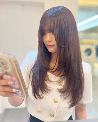セミロング 🫧daito/艶髪 /透明感カラー🫧のヘアスタイル
