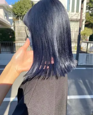 ミディアム 鶴井 美空のヘアスタイル