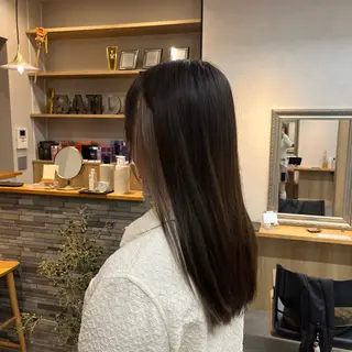 セミロング レイヤー/縮毛矯正 /新宿/佐藤巧己✨のヘアスタイル