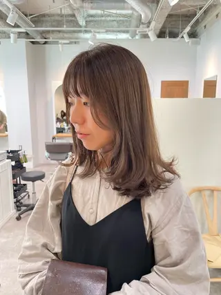 ミディアム カラー ♡kyoka /  uyu♡のヘアスタイル