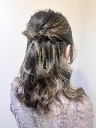 ヘアアレンジ 🤍ヘアセット.ヘア アレンジ湯山詩織🤍のヘアスタイル
