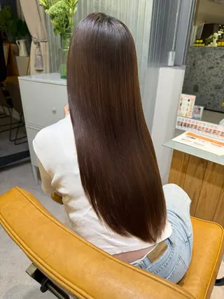 ロング やはらりの/ 酸性ストレートのヘアスタイル