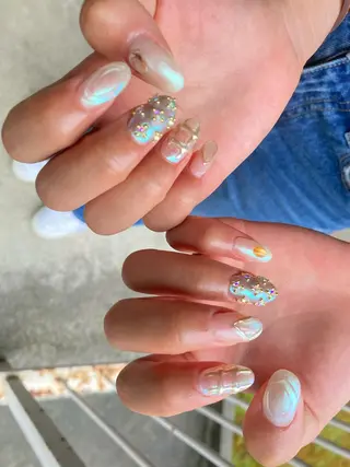 ミディアム ネイル ✴︎ Delightのネイルデザイン