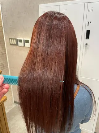 ロング カラー mau tomokaのヘアスタイル