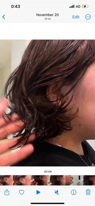 ショート カラー パーマ RIO 福岡美容師のヘアスタイル