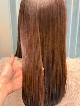 ロング 韓国風レイヤー/ 艶カラー竹内貫のヘアスタイル