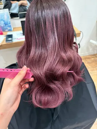 カラー ピンクカラーアレンジ 🩷AYANA🩷のヘアスタイル