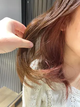ミディアム 艶カラー/似合わせ 💖Emmy💖のヘアスタイル