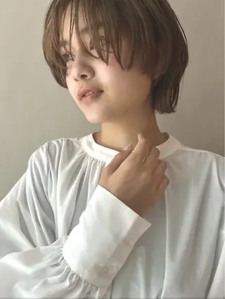 カラー LOuNICA/銀座 RYUNOSUKEのヘアスタイル