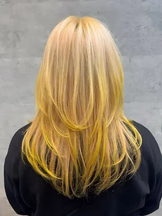 ロング CHARA Chalone池袋店所属・髪質改善池袋𓊆 大士𓊇ダブルカラーのヘアスタイル