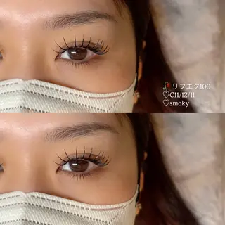 マツエク・マツパ EYELA甲府昭和 hiraiのマツエク・マツパデザイン