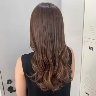 ロング カラー 烏丸/顔周りカット/ くびれヘア/奈実のヘアスタイル