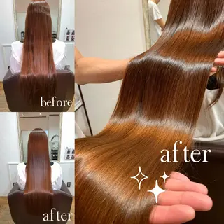 ロング 髪質改善エイジングケ ア専門美容室チアフルのヘアスタイル