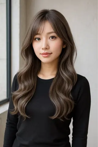 ロング カラー 増子 祐太朗のヘアスタイル