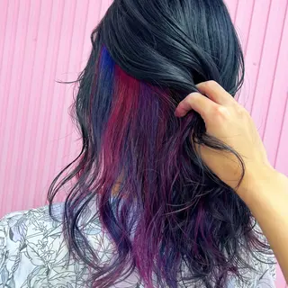 セミロング カラー ELU.☁️ ARIのヘアスタイル