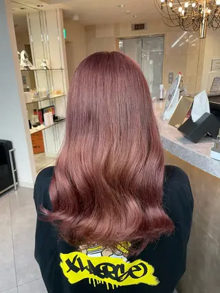 セミロング カラー ハイトーン/メンズ/ デザイン/梅田/ミユのヘアスタイル