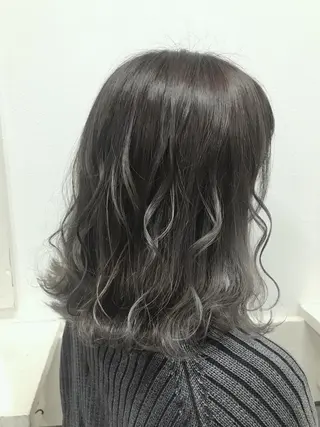 ミディアム カラー ヘアアレンジ GiseL天神カラー 髪質改善/ブリーチのヘアスタイル