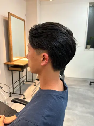 メンズ 保立/フェザーパーマ /メンズカット千葉のヘアスタイル