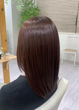 ロング カラー ツヤカラー🤍 ARISAのヘアスタイル