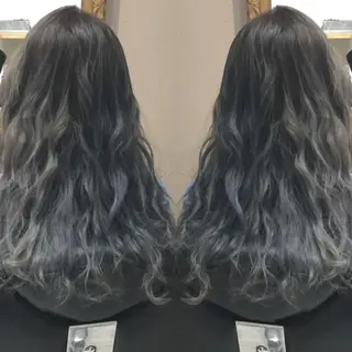 ロング カラー 重政 和樹のヘアスタイル