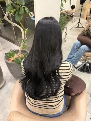 ロング rion🪽 /縮毛矯正のヘアスタイル