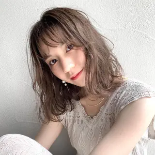 ミディアム 王子田 隼のヘアスタイル