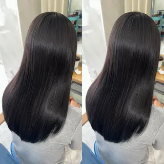 ロング 髪質改善🩵縮毛矯正 代々木/木下のヘアスタイル