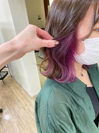 カラー SALOWIN栄 高須大貴のヘアスタイル