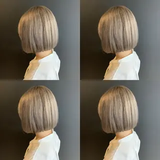 ショート カラー ✨縮毛矯正✖︎顔周り レイヤー✨ナカムラのヘアスタイル
