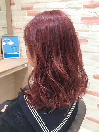 セミロング 新宿 木下拓哉のヘアスタイル