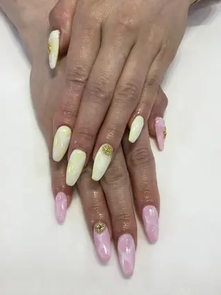 ネイル 💎🐰 saki. m 🐰💎のネイルデザイン