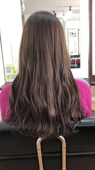 ロング カラー ウルフ/デザイン/ 大阪/タカハシユウキのヘアスタイル
