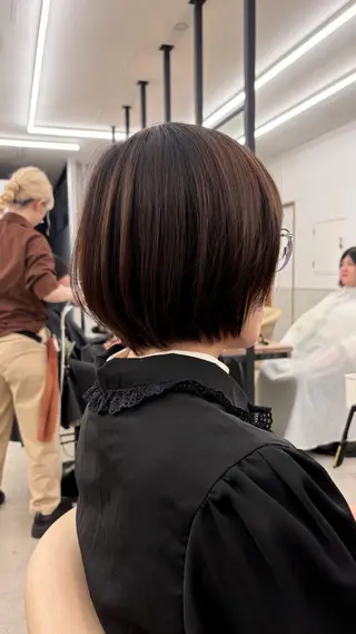 ショート くろかわ まいのヘアスタイル