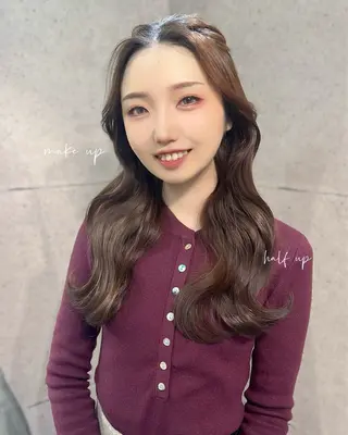 ロング ヘアアレンジ ヘアメイク/髪質改善 🎀Moeri🎀のヘアスタイル
