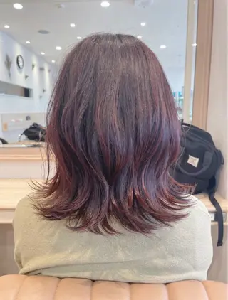 ミディアム カラー ハイトーン🌈✨️ 吉村美沙季のヘアスタイル