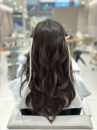 ロング カラー ヘアアレンジ 髙木美緒🌿 レイヤー/アレンジのヘアスタイル