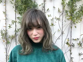 ミディアム カラー ヘアアレンジ 烏丸韓国ヘア🇰🇷 ayaka🎀のヘアスタイル