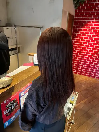 ロング カラー 韓国好き🇰🇷 美容師MIKUのヘアスタイル