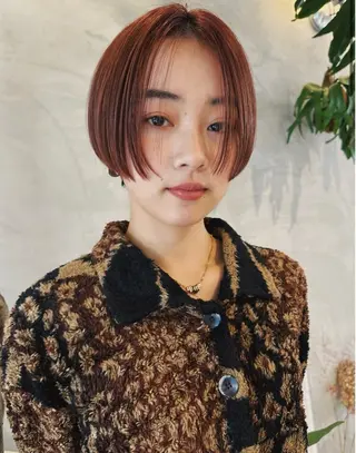 ショート カラー momo kgのヘアスタイル