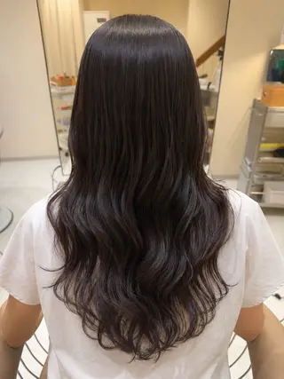 ロング 阪上 沙織のヘアスタイル