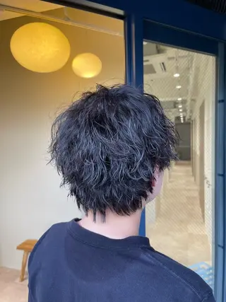 ショート パーマ メンズ ⭕️ショート/本山/ まきのきょうへいのヘアスタイル