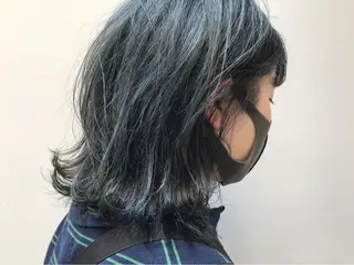ミディアム カラー ヘアアレンジ 土屋 紗也果のヘアスタイル