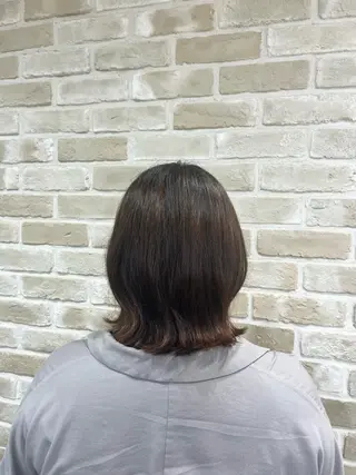 ミディアム sayaka 透明感カラーのヘアスタイル