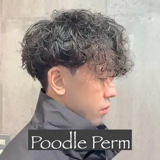 ショート パーマ ヘアアレンジ メンズ MENIN メンズ サロン　望月　涼太のヘアスタイル